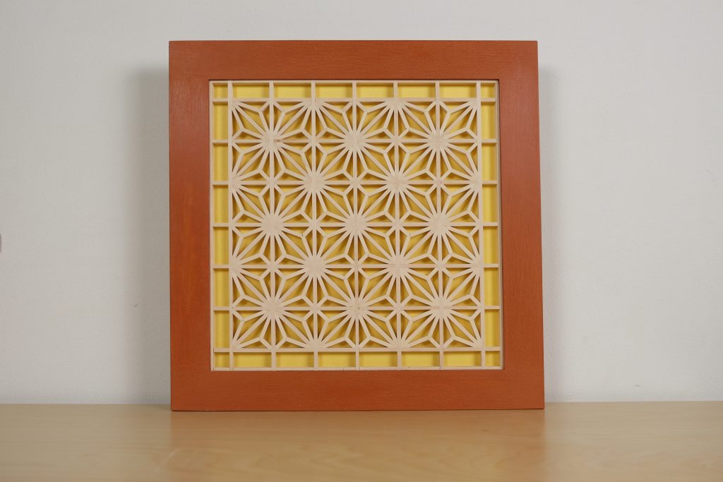 Kumiko Asa-No-Ha decorative panel